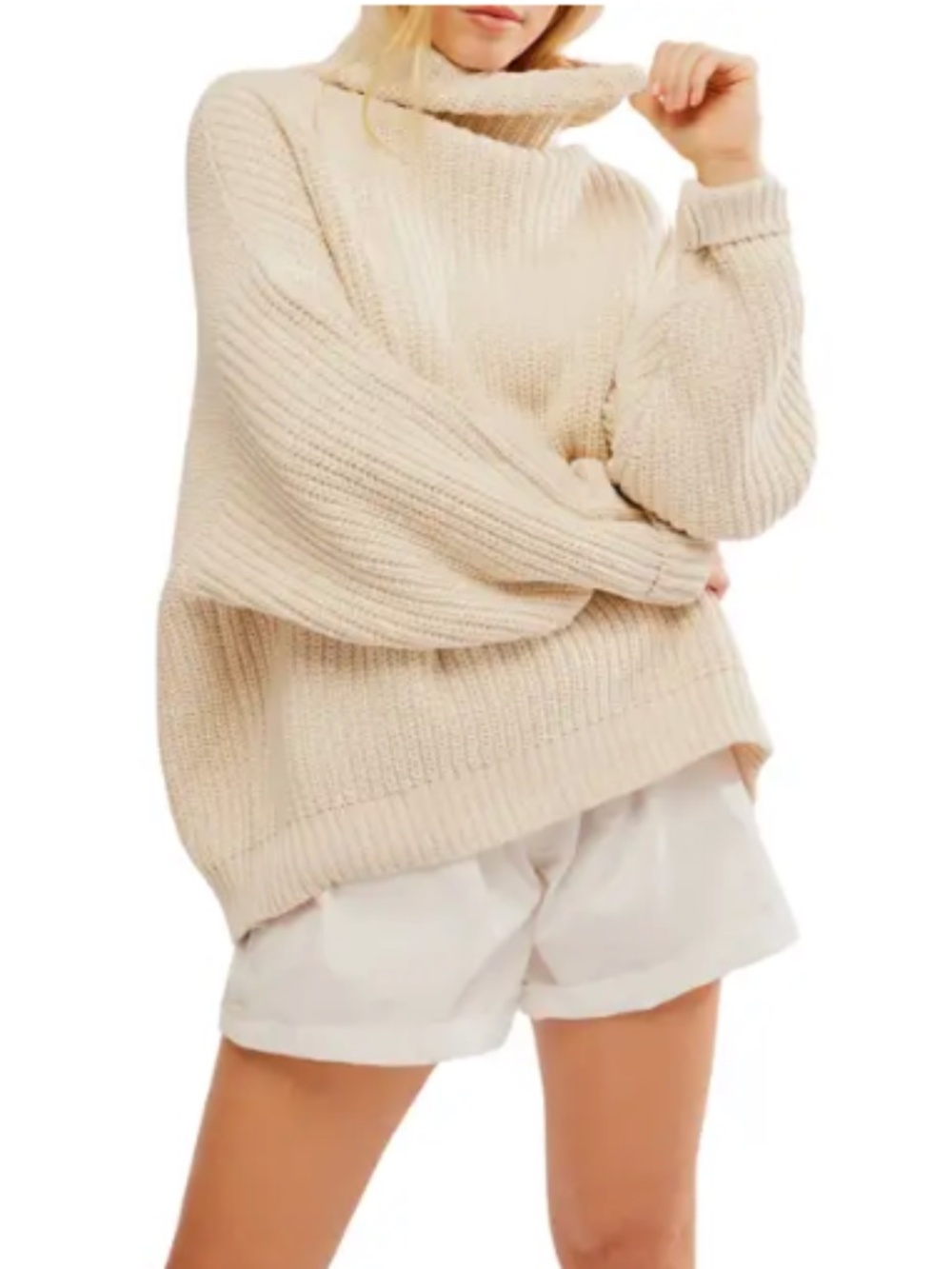 Free People Swim Too Deep Turtleneck Sweater